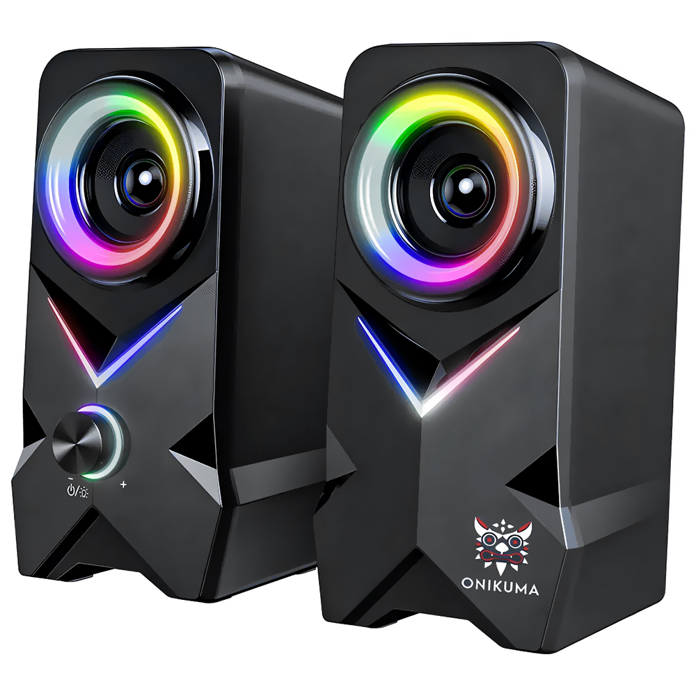 Caixa de Som Onikuma L2 Gaming Bluetooth / USB / RGB - Preto