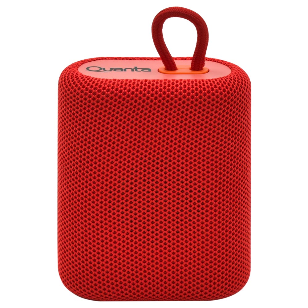 Caixa de Som Quanta QTSPB64N Mini Bluetooth / FM / MSD - Vermelho