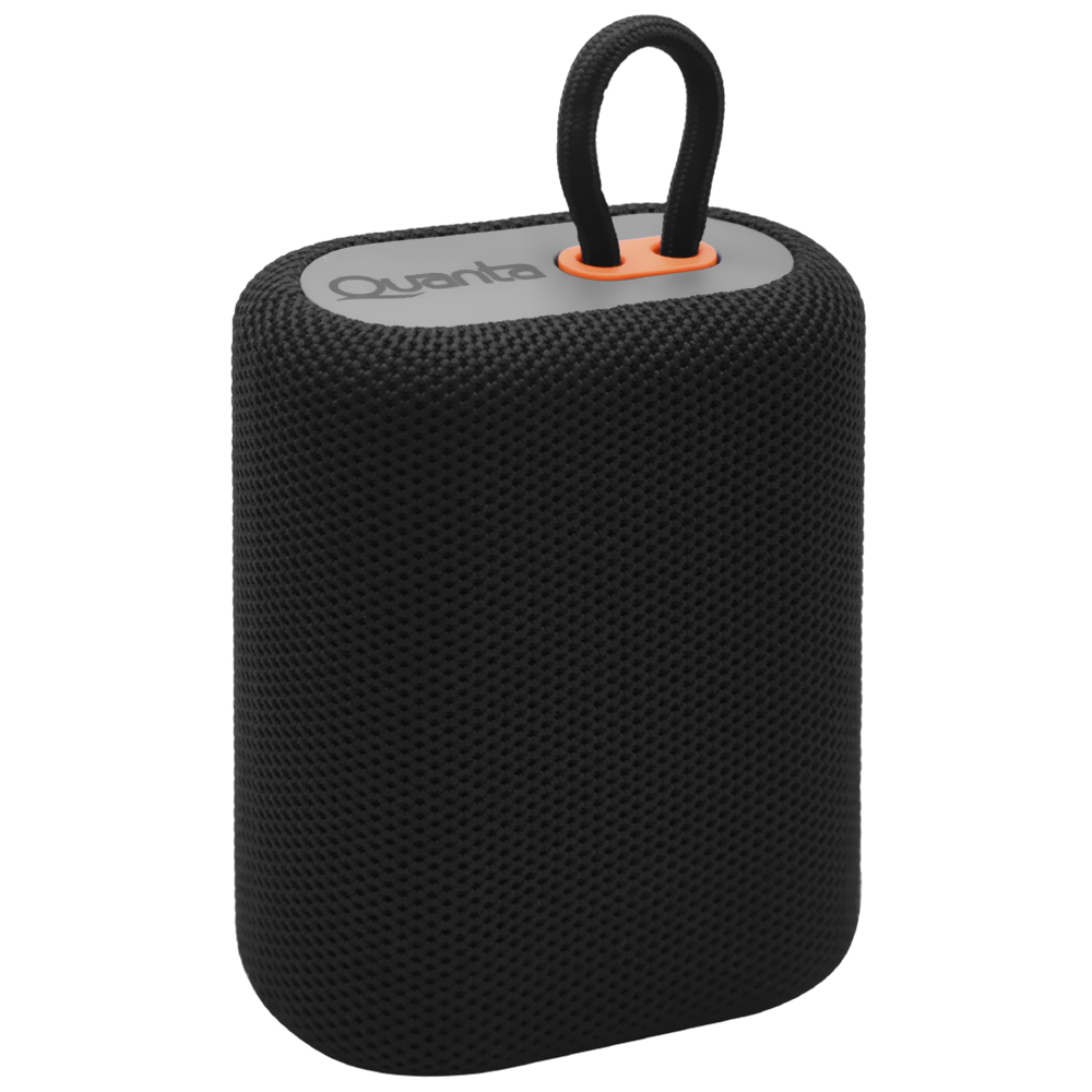 Caixa de Som Quanta QTSPB64N Mini Bluetooth / TWS / FM / microSD - Preto