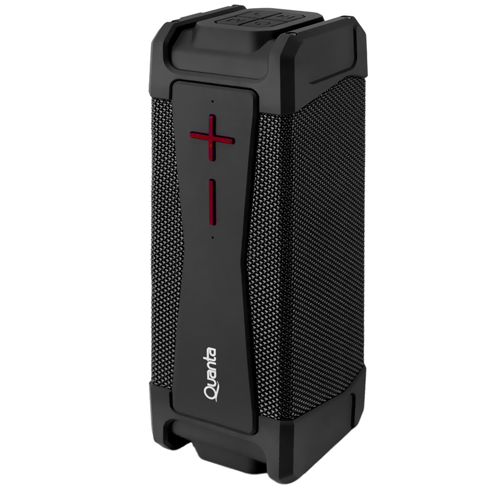 Caixa de Som Quanta QTSPT20 Blueooth / USB / FM / Aux / Micro SD - Preto