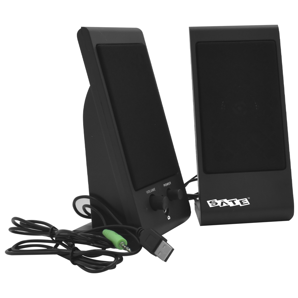 Caixa de Som Satellite AS-677U USB - Preto