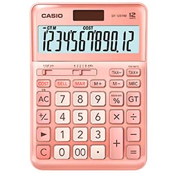 Calculadora Casio DF-120FM-PK 12 Digitos - Rosa