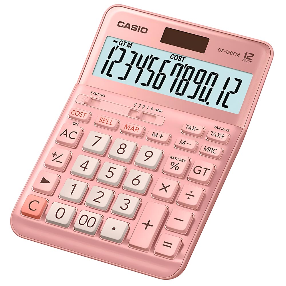Calculadora Casio DF-120FM-PK 12 Digitos - Rosa