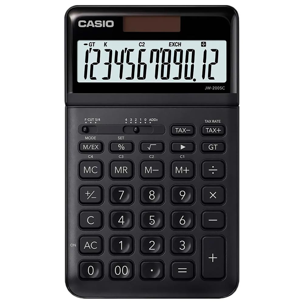 Calculadora Casio JW-200SC-BK 12 Digitos - Preto