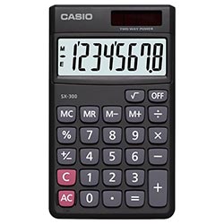 Calculadora Casio SX-300 8 Digitos - Preto