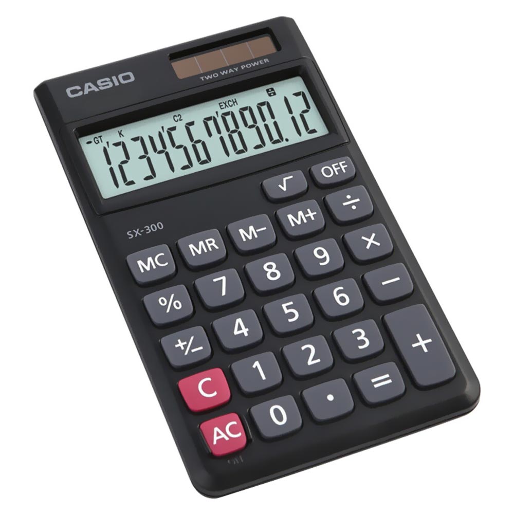 Calculadora Casio SX-300 8 Digitos - Preto