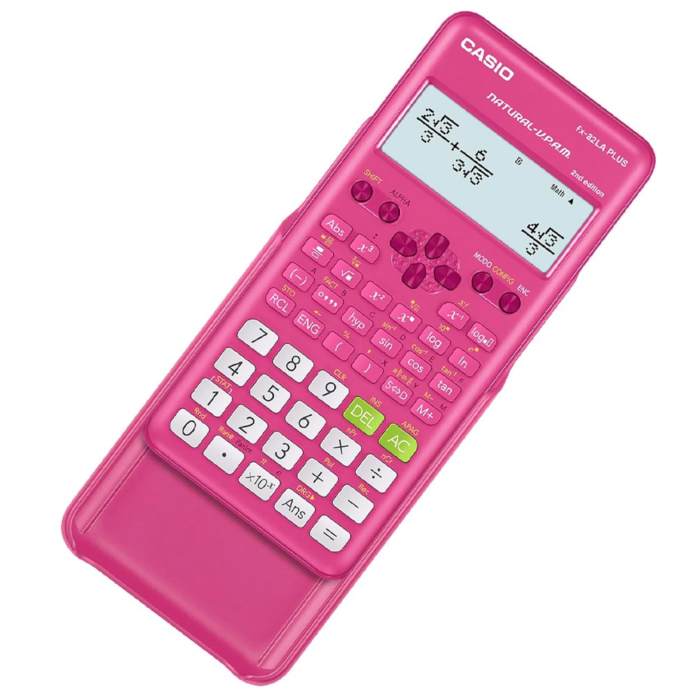 Calculadora Cientifica Casio FX-82LA PLUS-PK 2ND Edition - Rosa