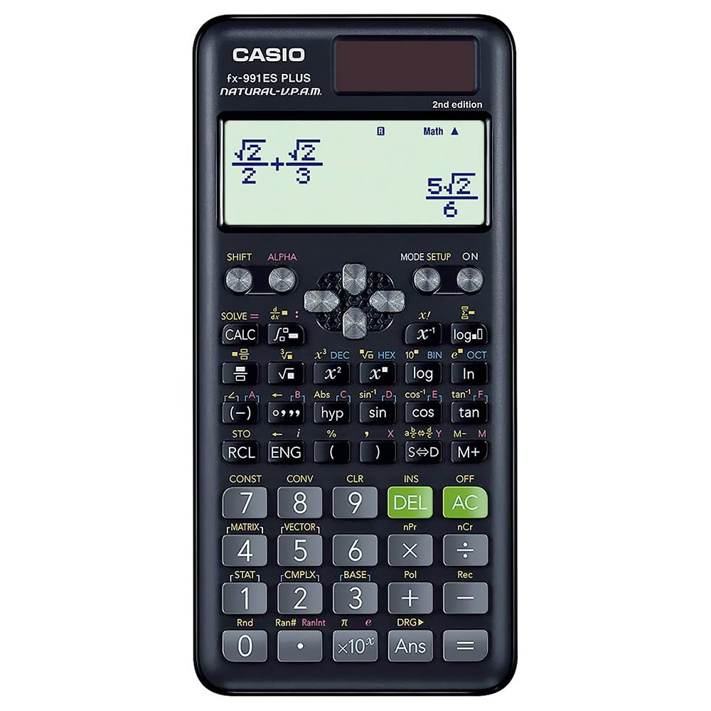 Calculadora Cientifica Casio FX-991ES Plus 2ND Edition - Preto