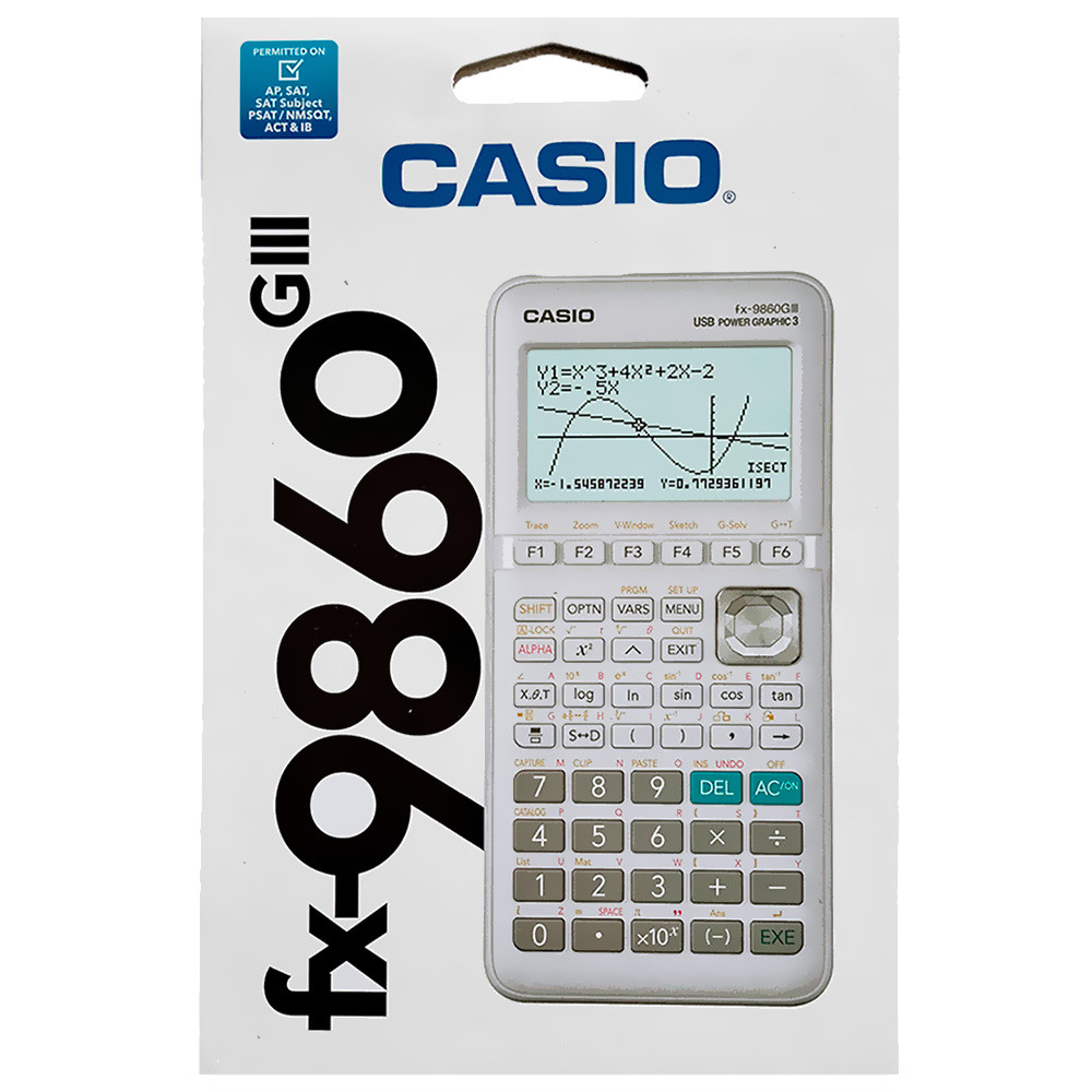 Calculadora Gráfica Casio FX-9860GIII - Branco