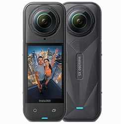 Câmera de Ação INSTA360 X5 / 8K / 360° - Preto (CINSAAHA)