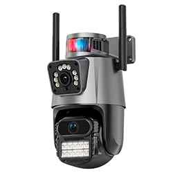 Câmera de Segurança Blulory X2 Pro Outdoor / Smart Wi-Fi / 360° - Preto