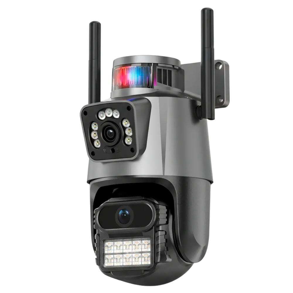 Câmera de Segurança Blulory X2 Pro Outdoor / Smart Wi-Fi / 360° - Preto