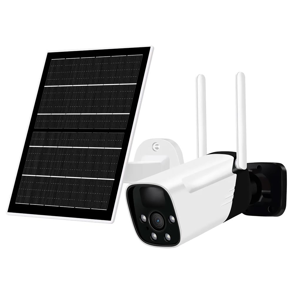 Câmera de Segurança IP ES-30-4E Outdoor / Painel Solar / Smart Wi-Fi - Branco