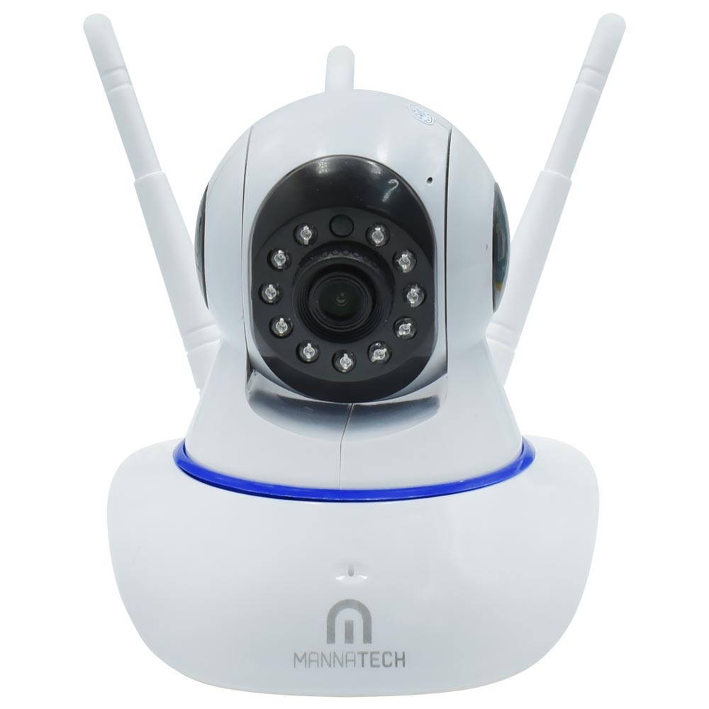 Câmera de Segurança IP Mannatech SWD1132 Smart Wi-Fi / 360° / 1080P - Branco