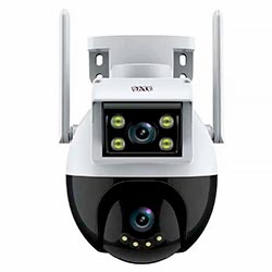 Câmera de Segurança IP Satellite A-CAM008D Outdoor / Wi-Fi / 4MP - Branco