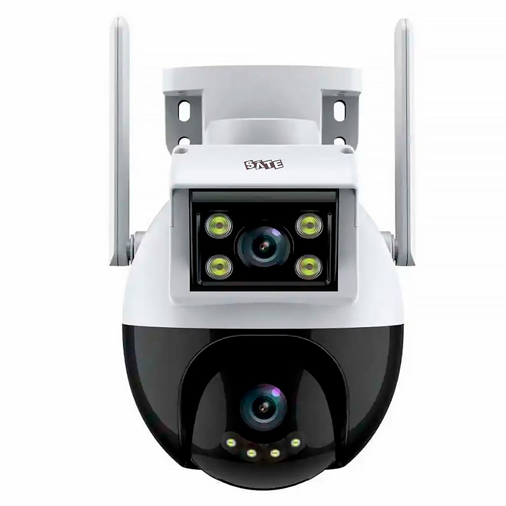 Camera de Seguranca IP Satellite A-CAM008D Outdoor / Wi-Fi / 4MP - Branco