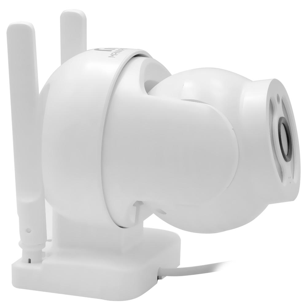 Câmera de Segurança Mannatech SWD1354-1 Outdoor / Smart Wi-Fi / 360° / 1080P - Branco