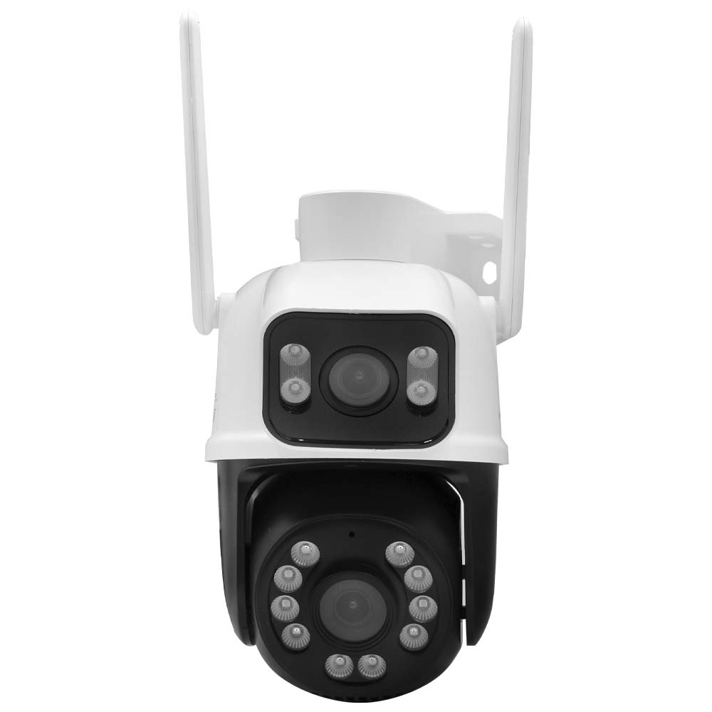Câmera de Segurança Mannatech SWD1539-Q25B Outdoor / Smart Wi-Fi - Preto / Branco