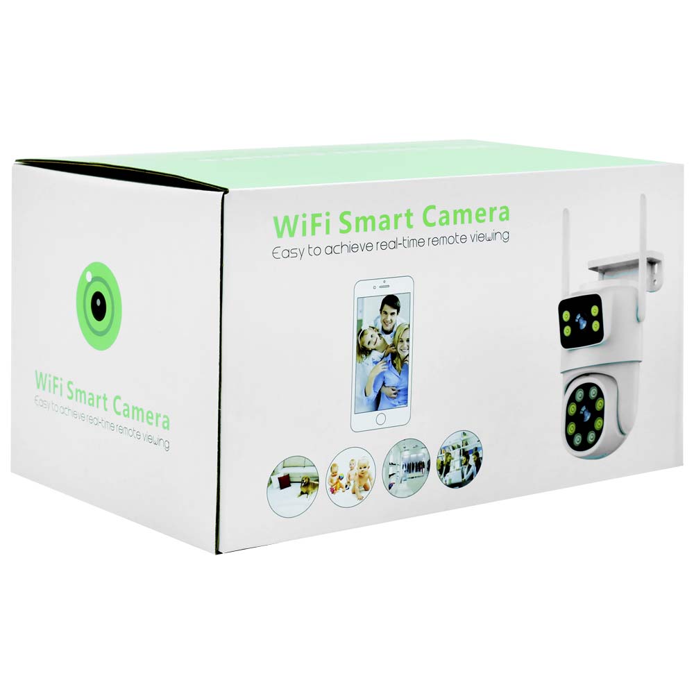 Câmera de Segurança Mannatech SWD1542-Q30 Outdoor / Smart Wi-Fi - Branco