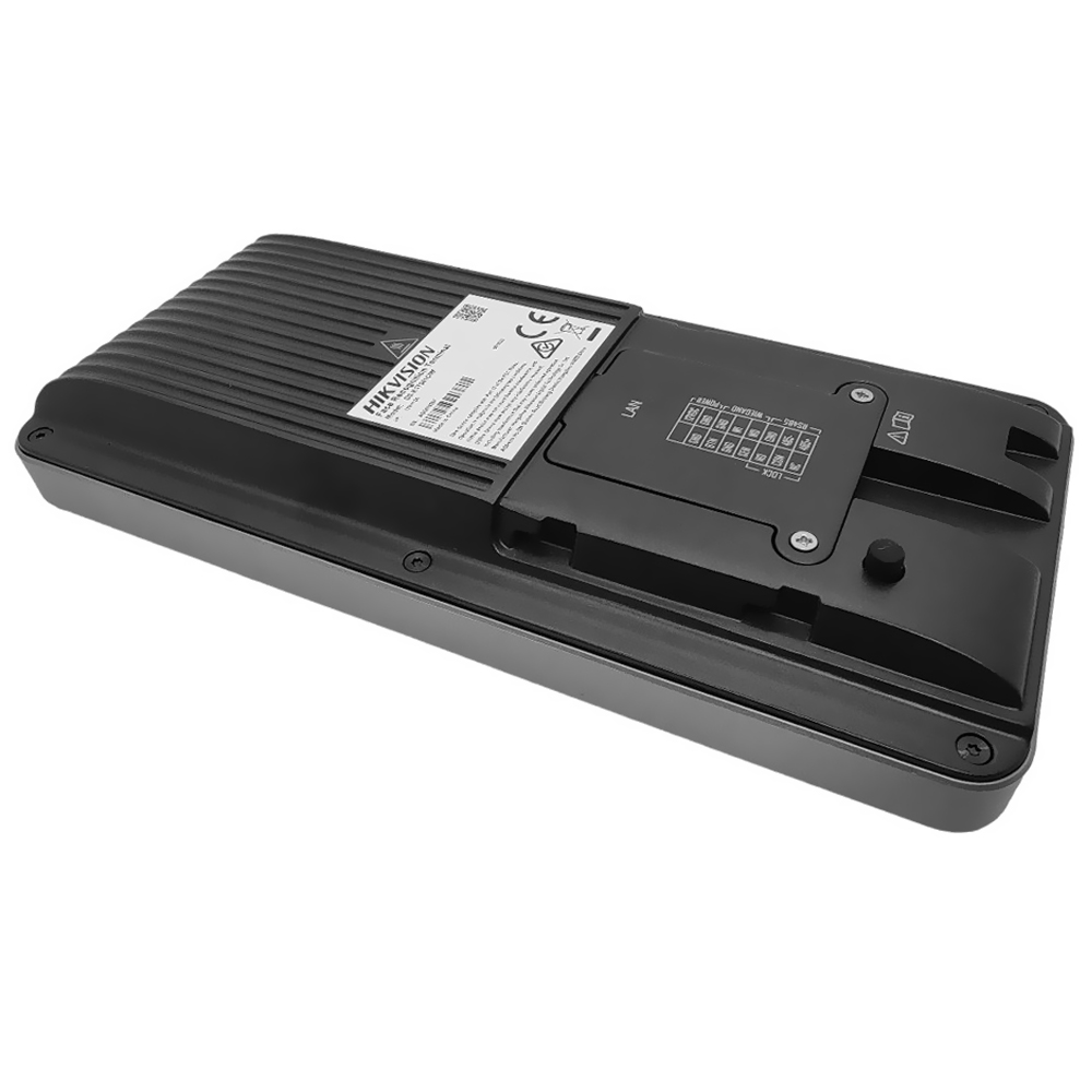 Vídeo Porteiro Hikvision DS-K1T341CMFW Acesso Facial - Preto / Cinza