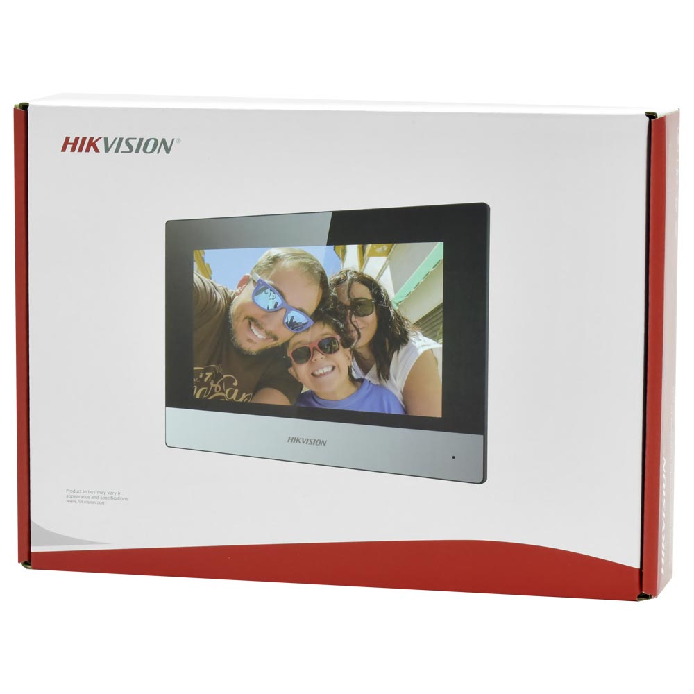 Vídeo Porteiro Hikvision DS-KH6320Y-WTE2 IP Touch / Tela 7" - Preto