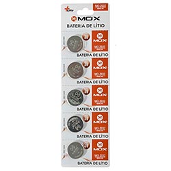 Bateria MOX MO-2032 +Life CR2032 3V - 5 Peças