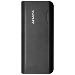 Carregador de Bateria Adata Pt100 10000mah Power Bank 02-saidas Usb Preto/Verde