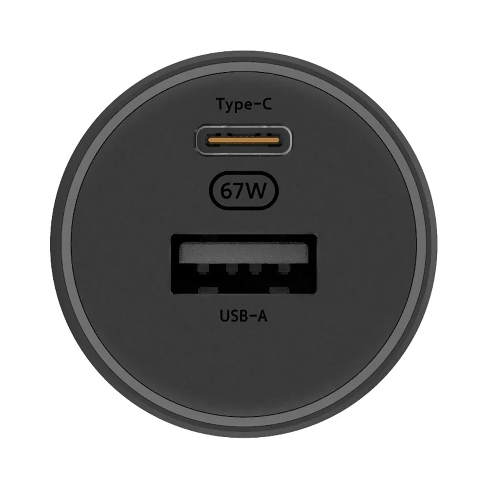 Carregador de Bateria Veicular Xiaomi Mi CC07ZM USB / Type-C - Preto