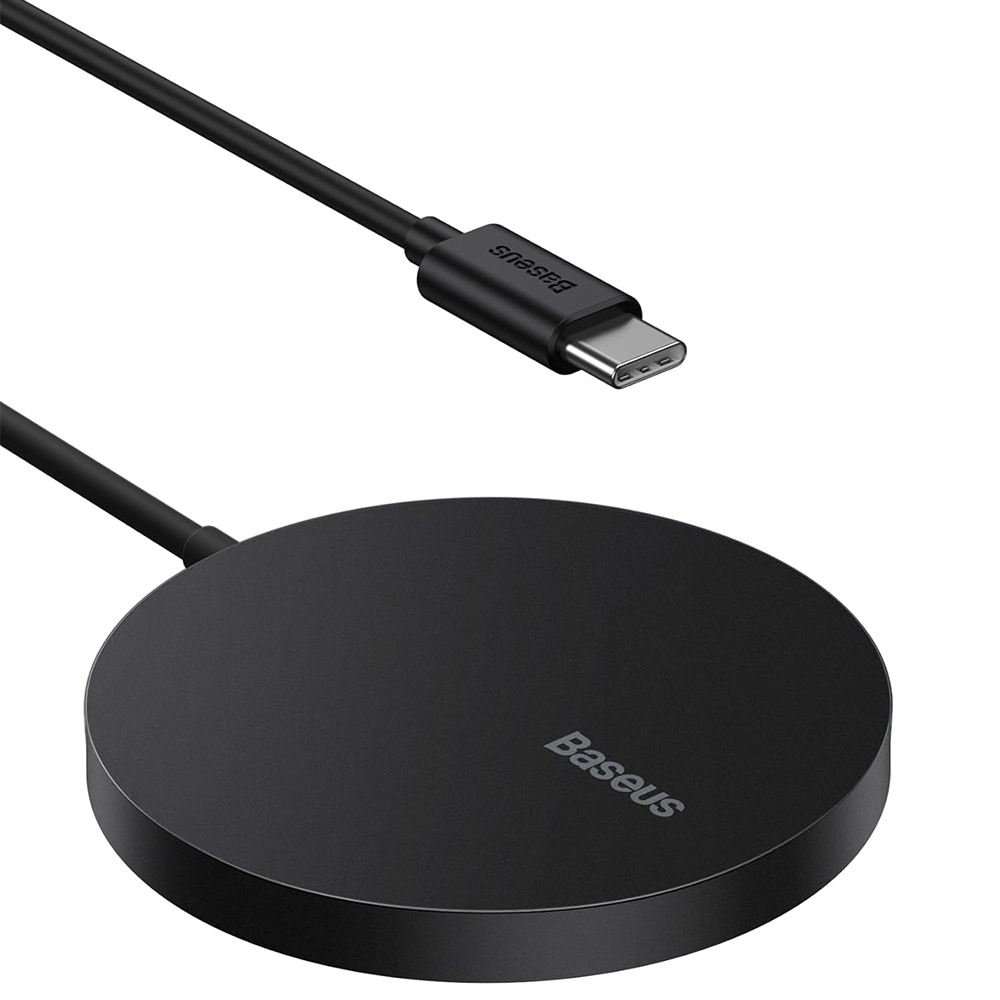 Carregador Magnético Baseus Simple Mini 3 Wireless / 15W - Preto