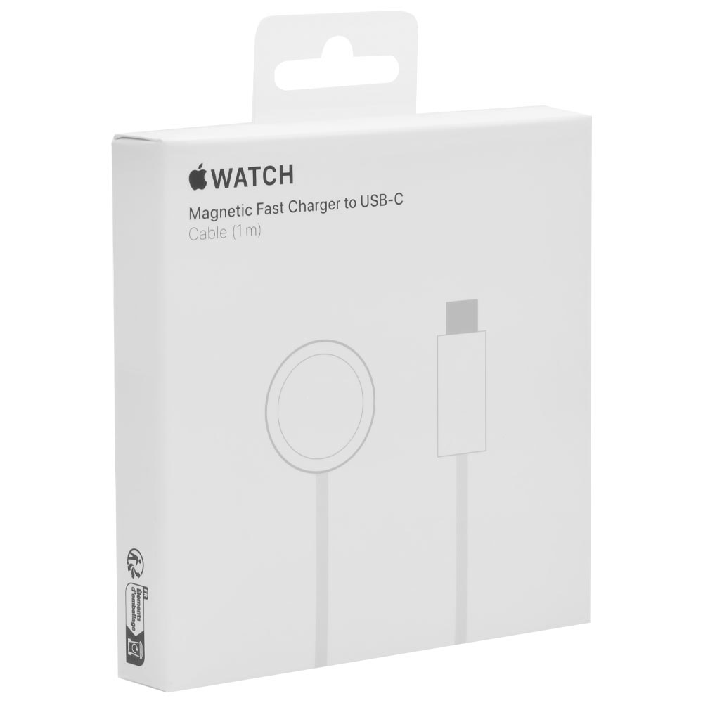 Carregador Magnético para Apple Watch MLWJ3ZM/A USB-C / 1M - Branco