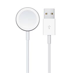 Carregador Magnético para Apple Watch MX2E2ZM/A Magnetic USB / 1M - Branco