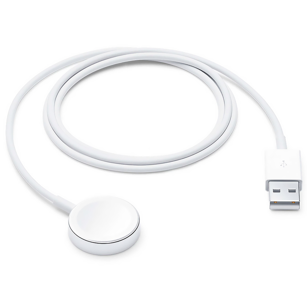 Carregador Magnético para Apple Watch MX2E2ZM/A Magnetic USB / 1M - Branco