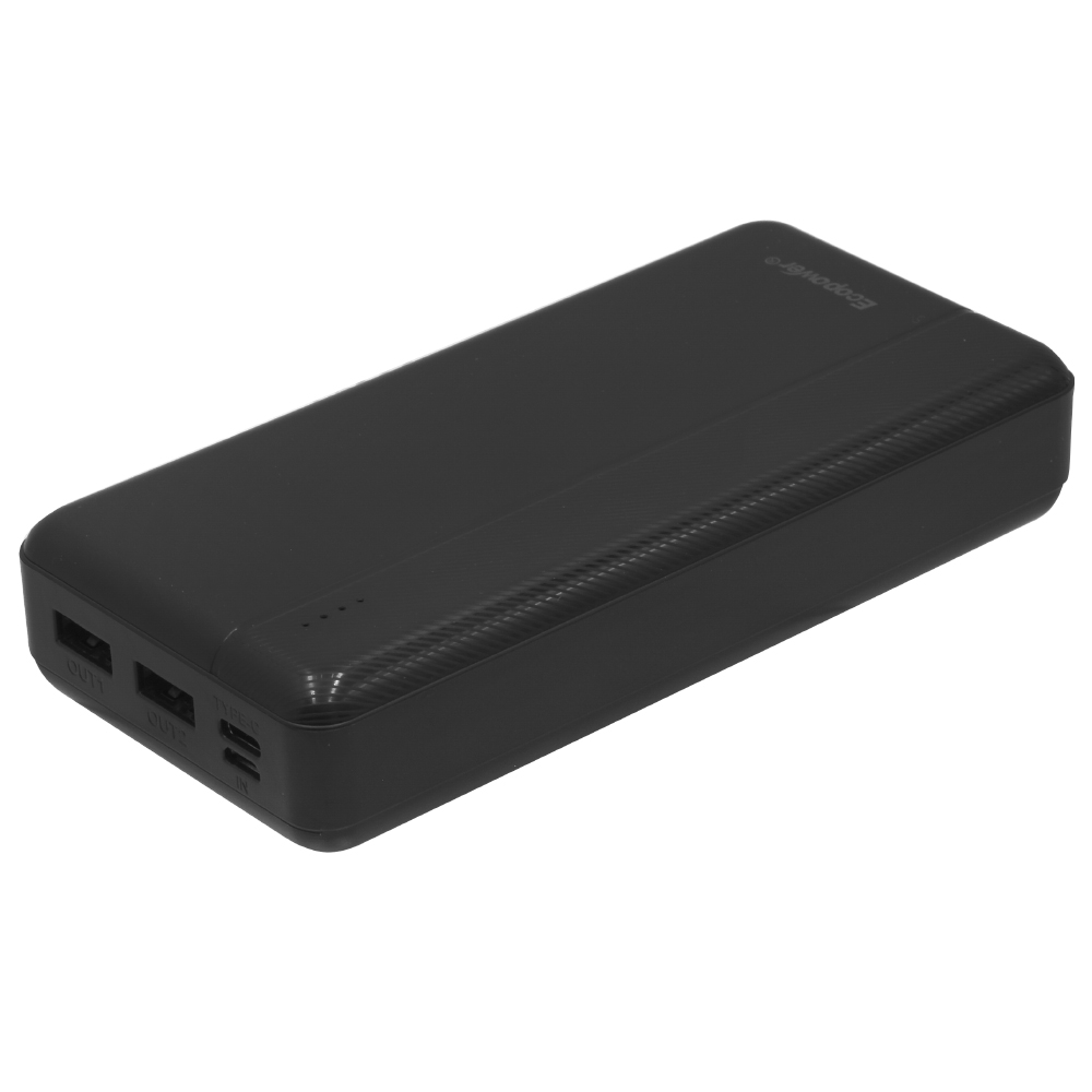 Carregador Portátil Ecopower EP-C821 22000MAH USB / Type-C / Micro USB - Preto