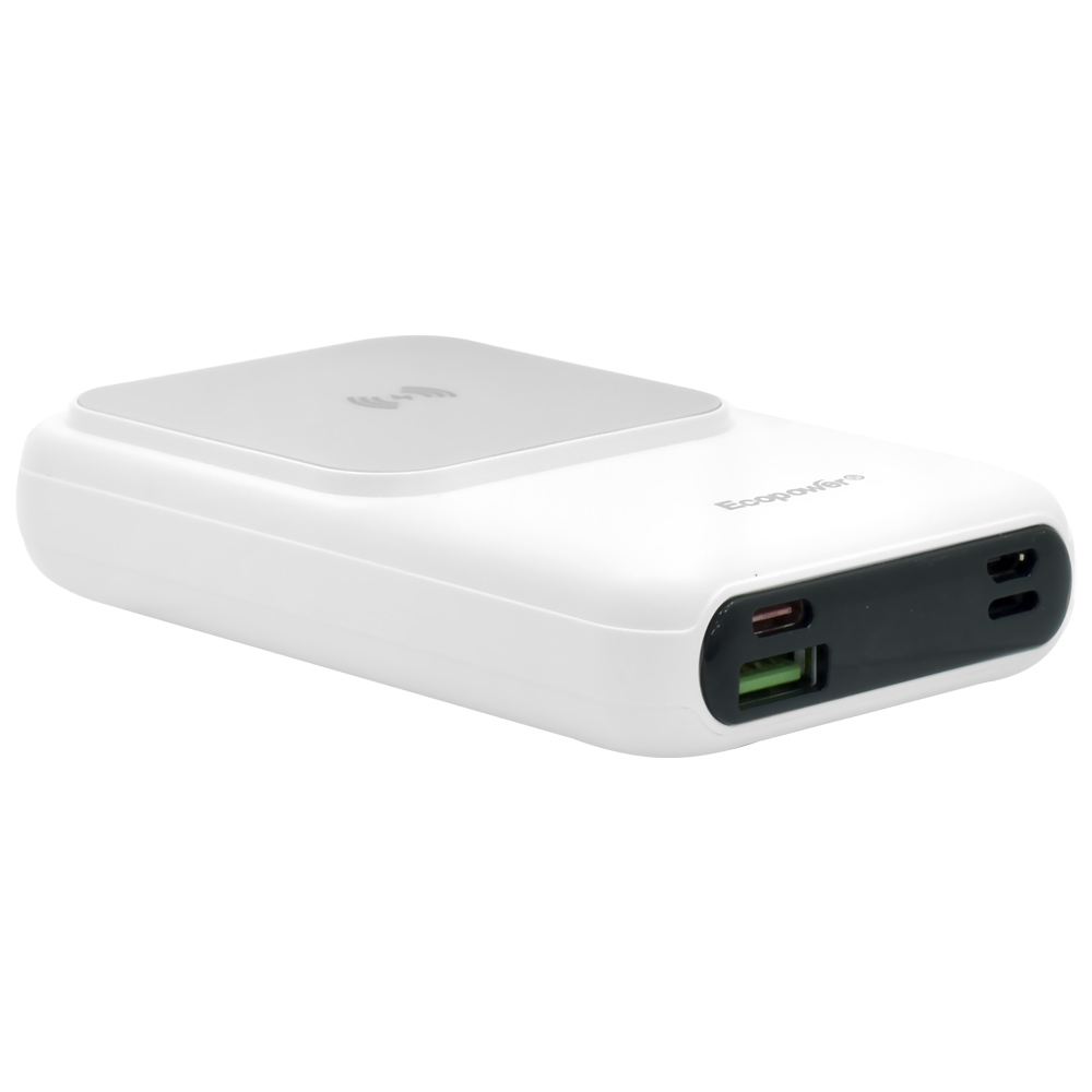 Carregador Portátil Ecopower EP-C860 12000MAH Magnético / Lightning / USB-C - Branco