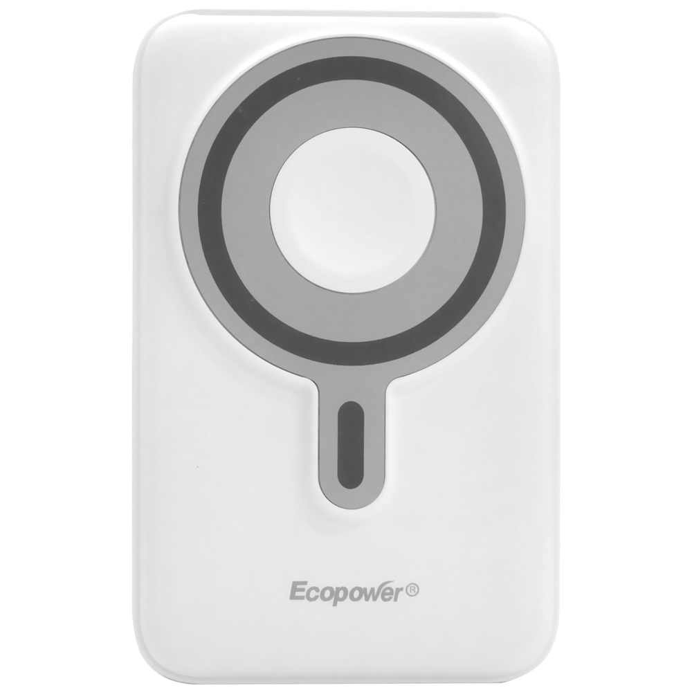 Carregador Portátil Ecopower EP-C880 12000MAH Magnético / USB / USB-C / Ligntning / Micro USB - Branco