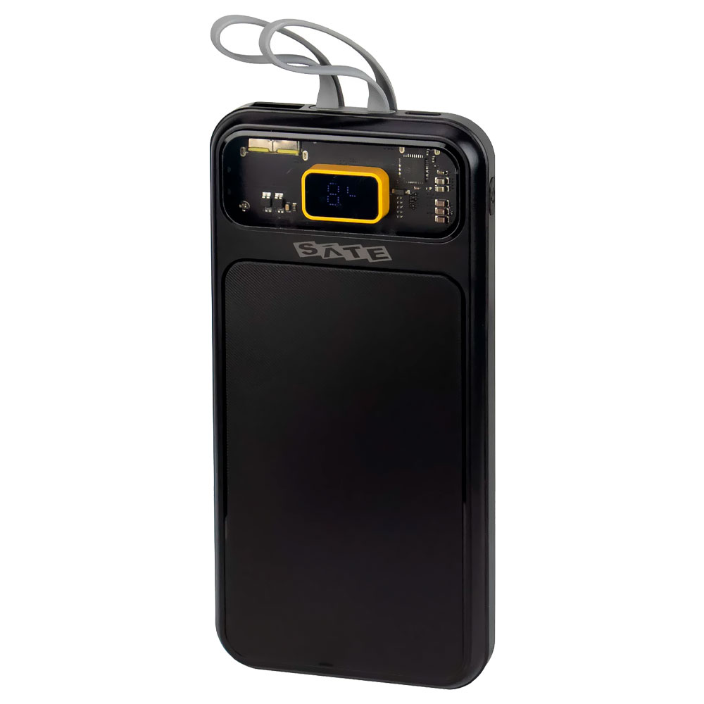 Carregador Portátil Satellite A-PB410008Q 10000MAH USB / Lightning / USB-C / Micro USB - Preto