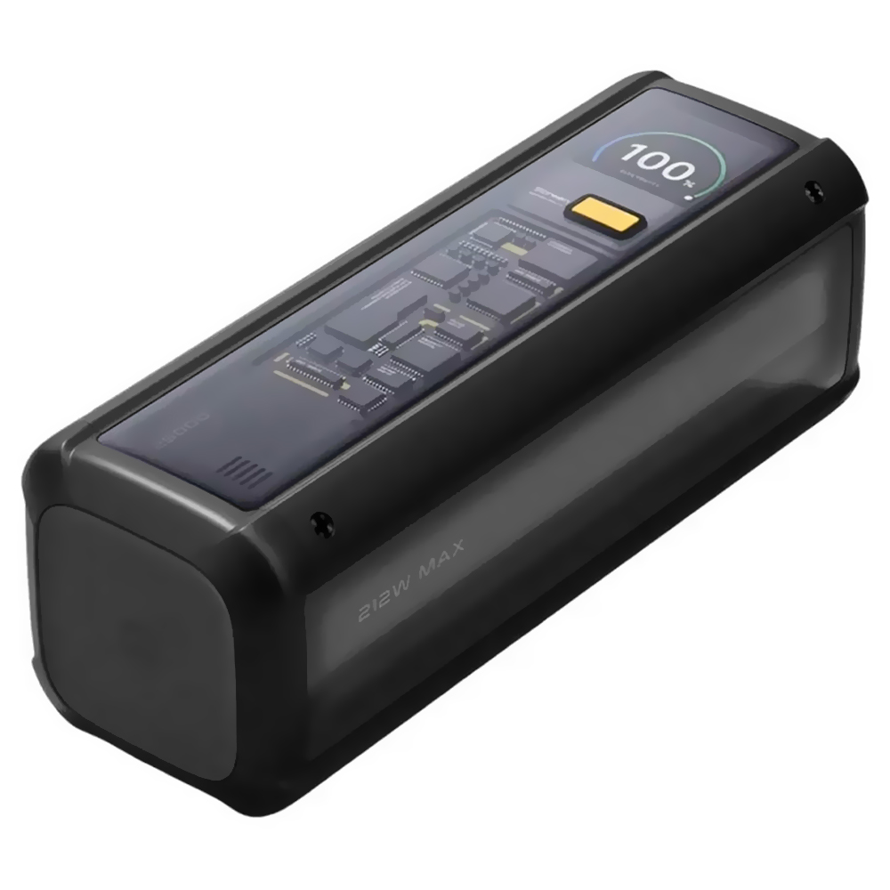 Carregador Portátil Xiaomi 212W HyperCharge Power Bank BHR9970GL P03MI 25000MAH / USB / USB-C - Preto