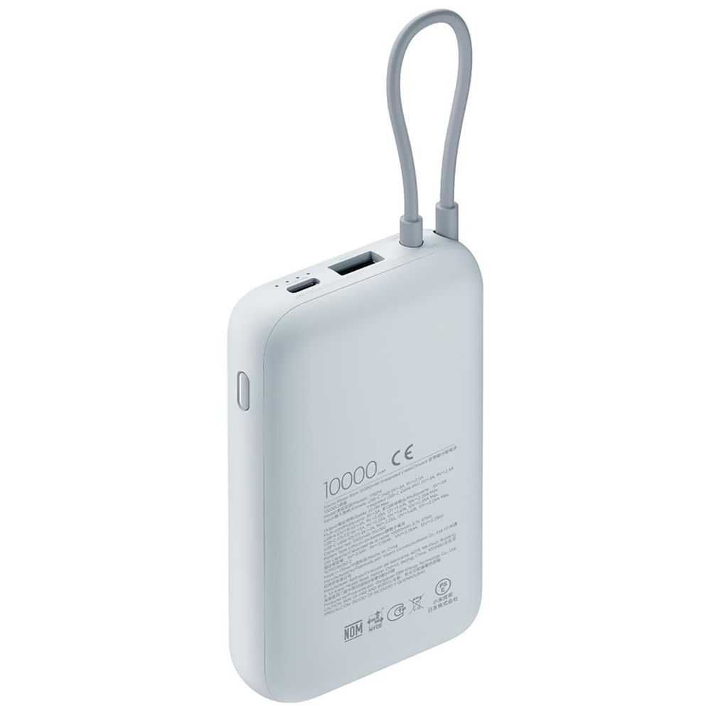 Carregador Portátil Xiaomi P15ZM 10000MAH / USB / USB-C - Ice Azul