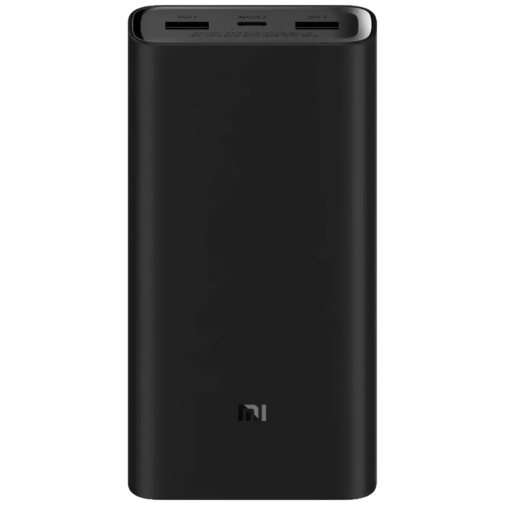 Carregador Portátil Xiaomi PB2050SZM 20000MAH 2 USB / USB-C - Preto