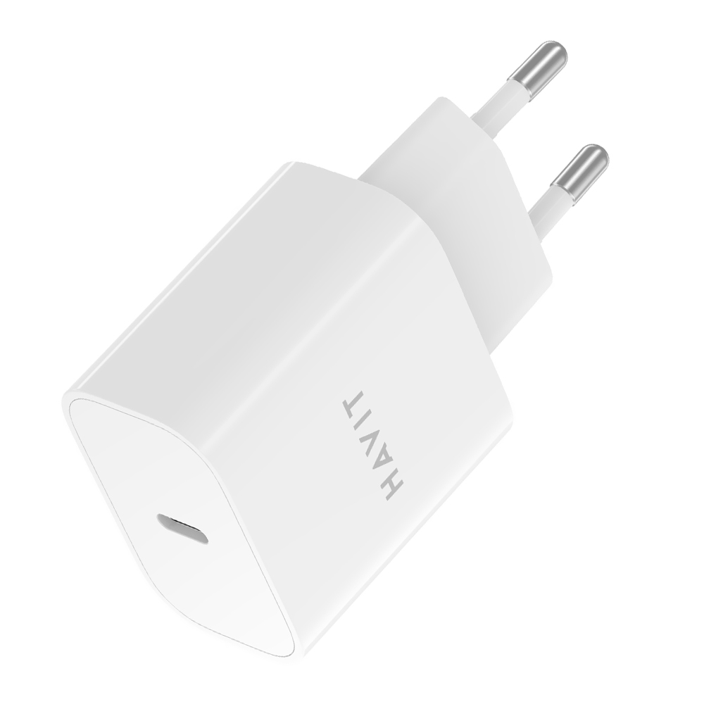 Carregador Tomada Havit UC12W USB-C / 12W - Branco