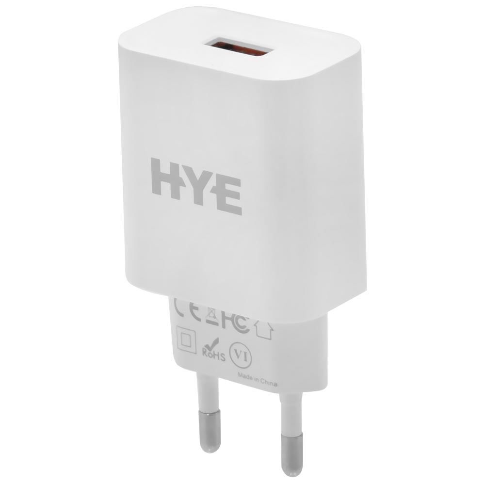 Carregador Tomada Hye HYEC77 USB 3.0 / 22.5W - Branco