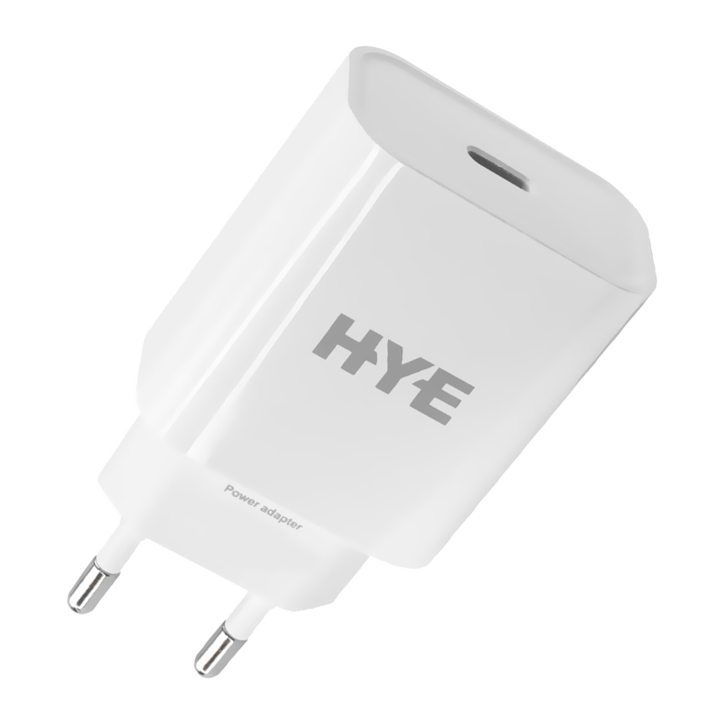 Carregador Tomada HYE HYEC8 USB-C / 20W - Branco