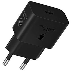 Carregador Tomada Samsung EP-T2510NBEGEU USB-C / 25W - Preto