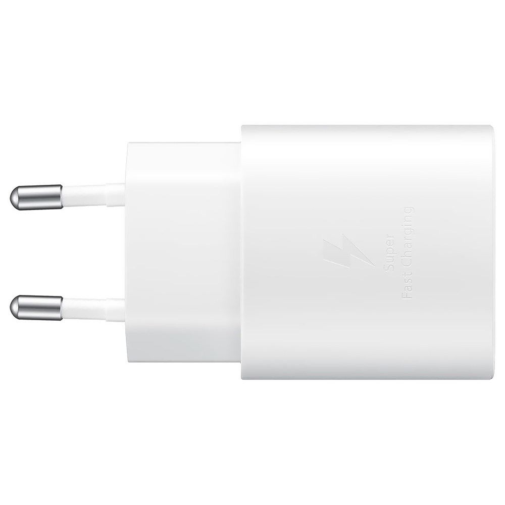 Carregador Tomada Samsung EP-TA800NWEGWW USB-C / 25W - Branco + Cabo USB-C