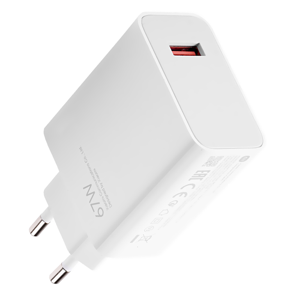 Carregador Tomada Xiaomi CKL25.07 USB / 67W - Branco