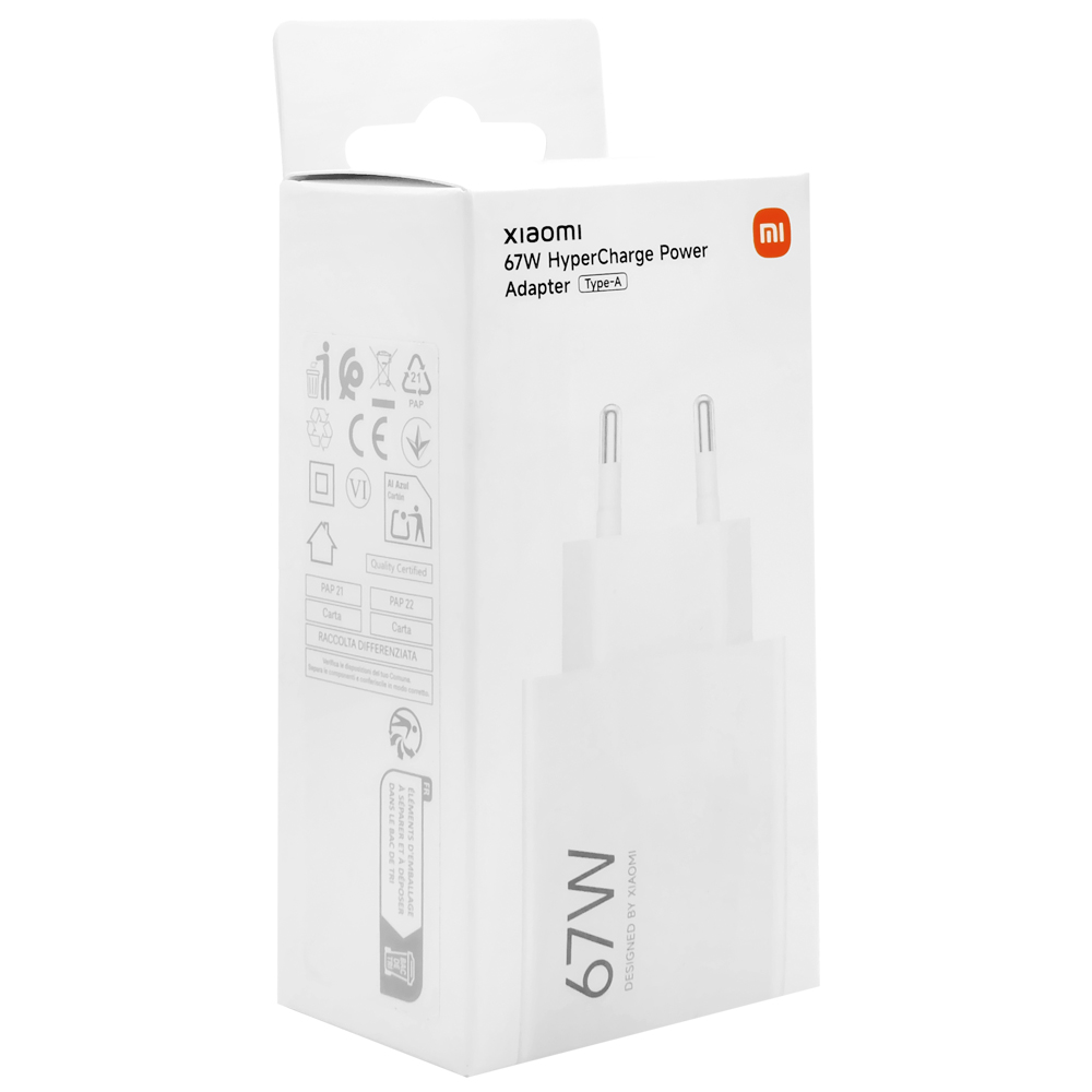 Carregador Tomada Xiaomi MDY-12-EH USB / 67W - Branco