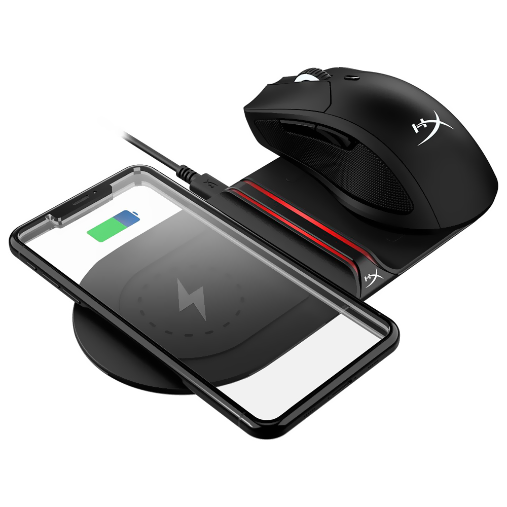 Estação de Carregamento Hyperx HX-CPBS-C Chargeplay Base QI Wireless / 10W - Preto