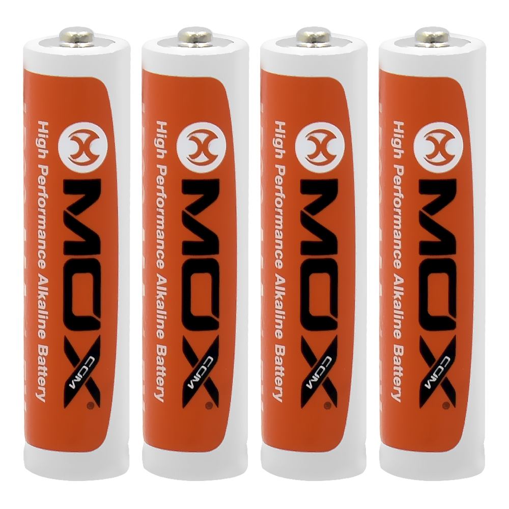 Pilha Mox Alkaline LR03 1.5V / AAA - Kit com 4