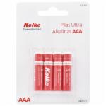 Pilhas Kolke Ultra Alkaline AAA KCB-418 com 4 Pilhas