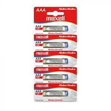 Pilhas Maxell Alkaline AAA com 5 Pilhas - LR03-5TS
